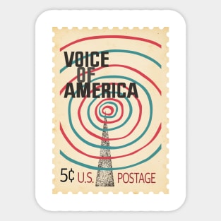 Voice of America Sticker